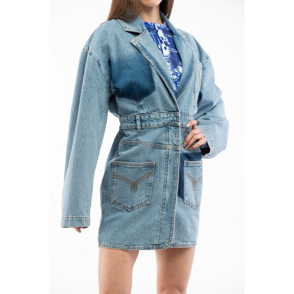 Moschino Multicolor Cotton Denim Jacket Moschino