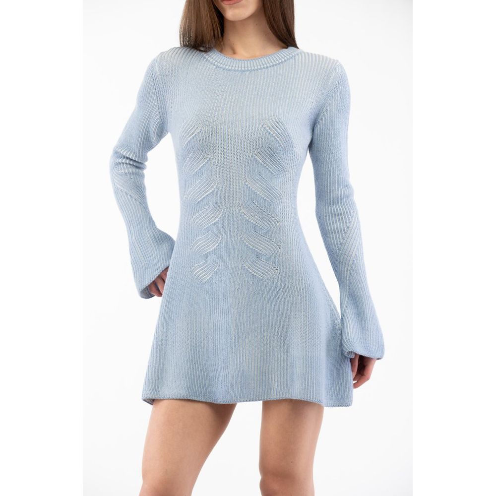 Moschino Multicolor Wool Casual Dress Moschino