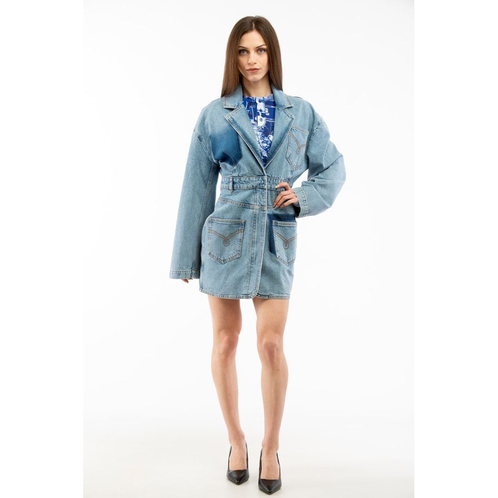 Moschino Multicolor Cotton Denim Jacket Moschino