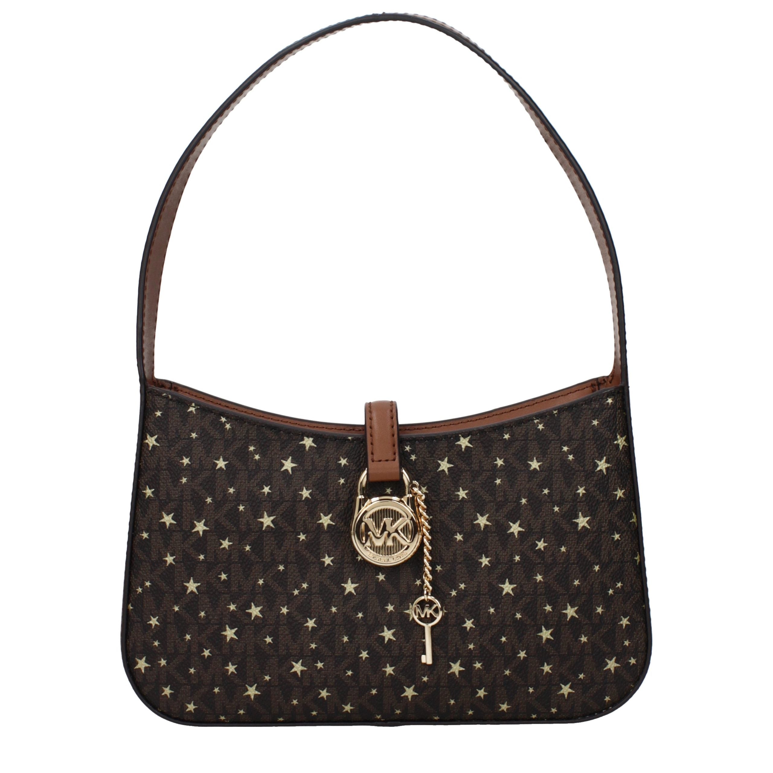 Michael Kors Brown Fabric Handbag Michael Kors