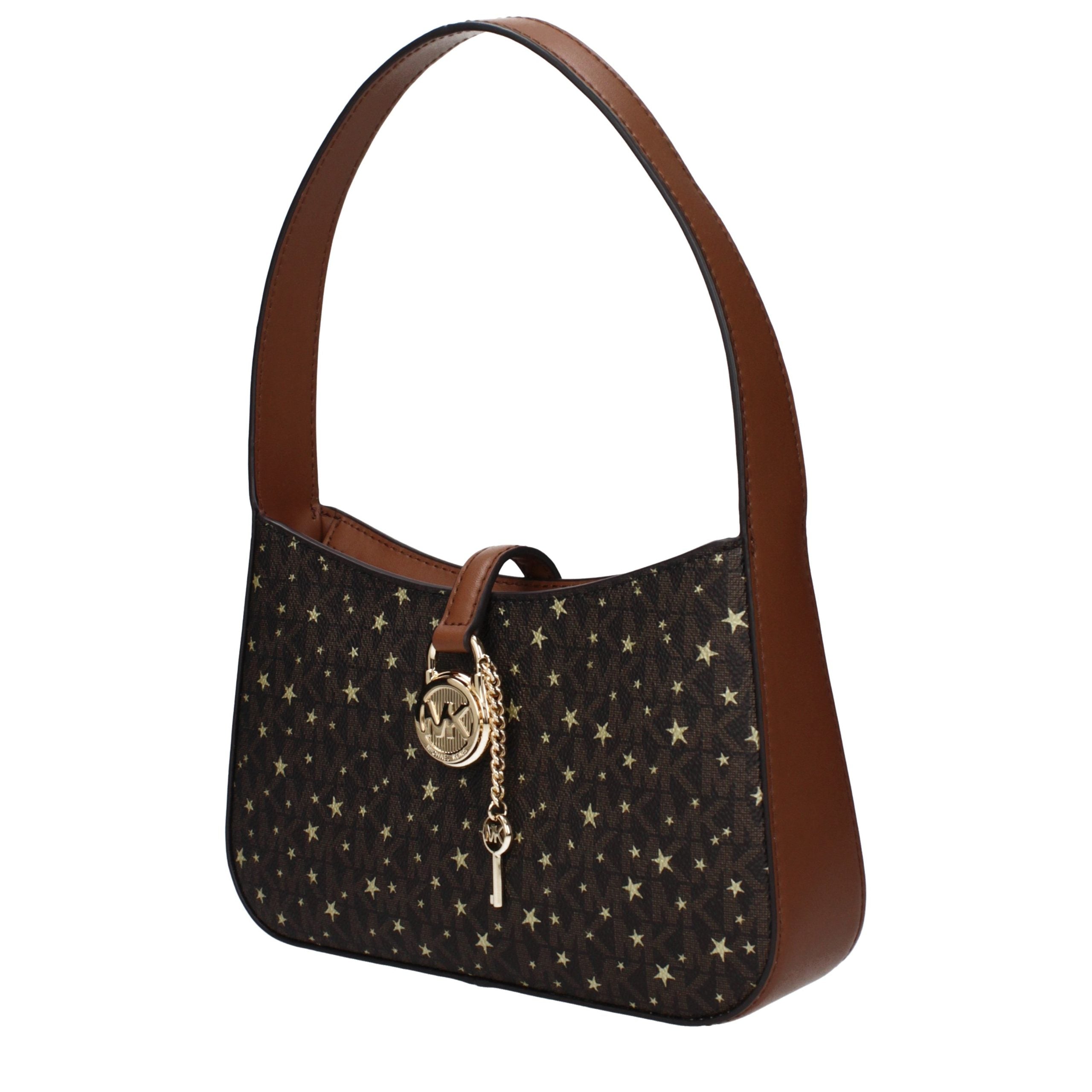 Michael Kors Brown Fabric Handbag Michael Kors