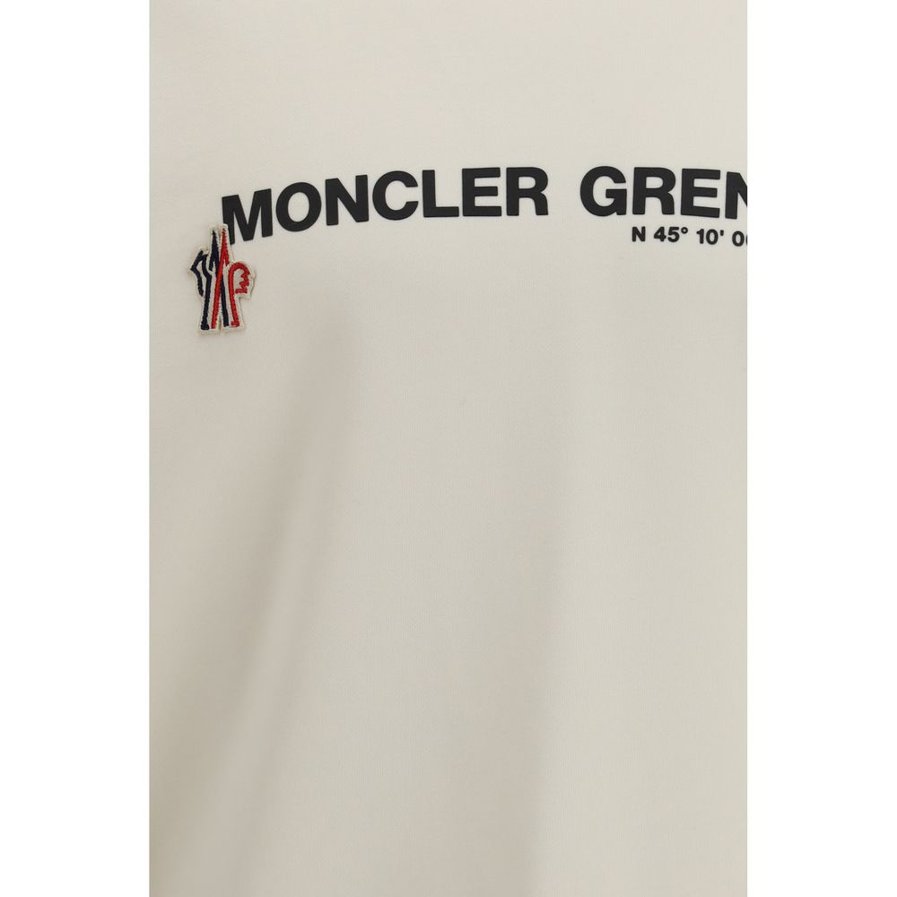 Moncler Grenoble Beige Cotton Sweatshirt Moncler Grenoble