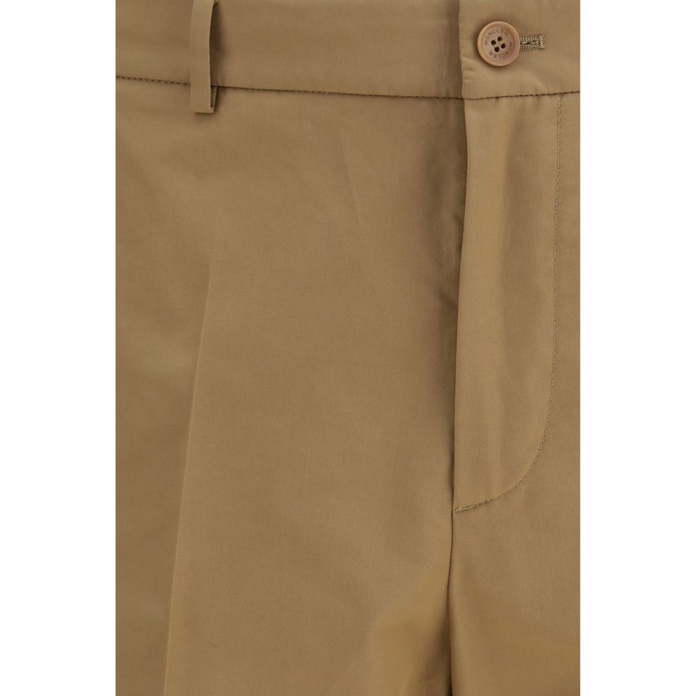 Moncler Beige Cotton Casual Pants Moncler