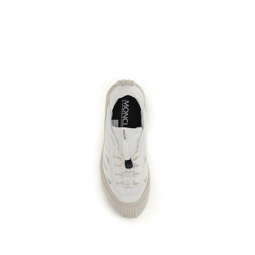 Moncler White Polyester Athletic Sneakers Moncler