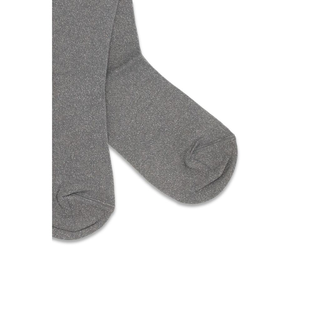 Brunello Cucinelli Gray Silk Socks Brunello Cucinelli