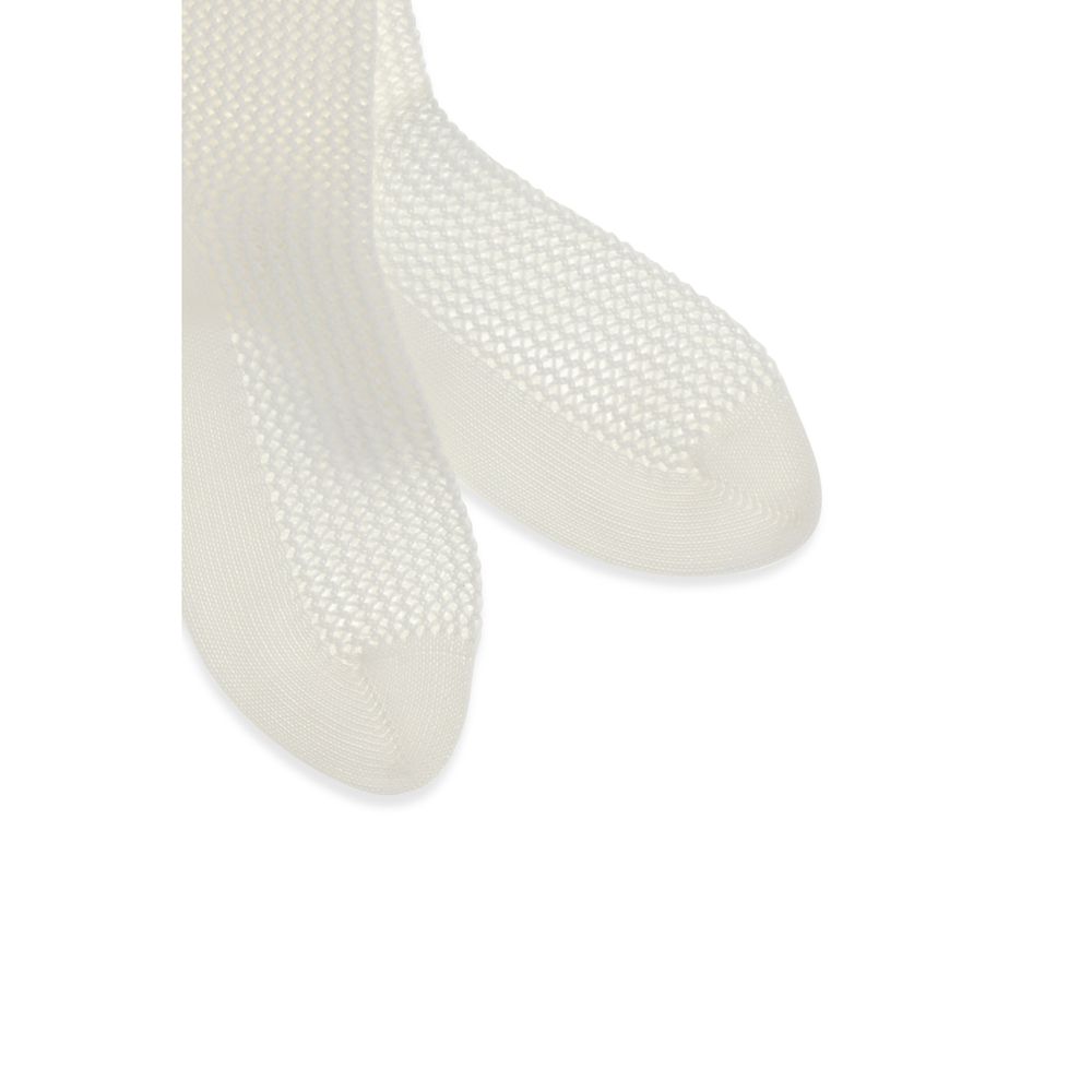 Brunello Cucinelli White Cotton Socks Brunello Cucinelli