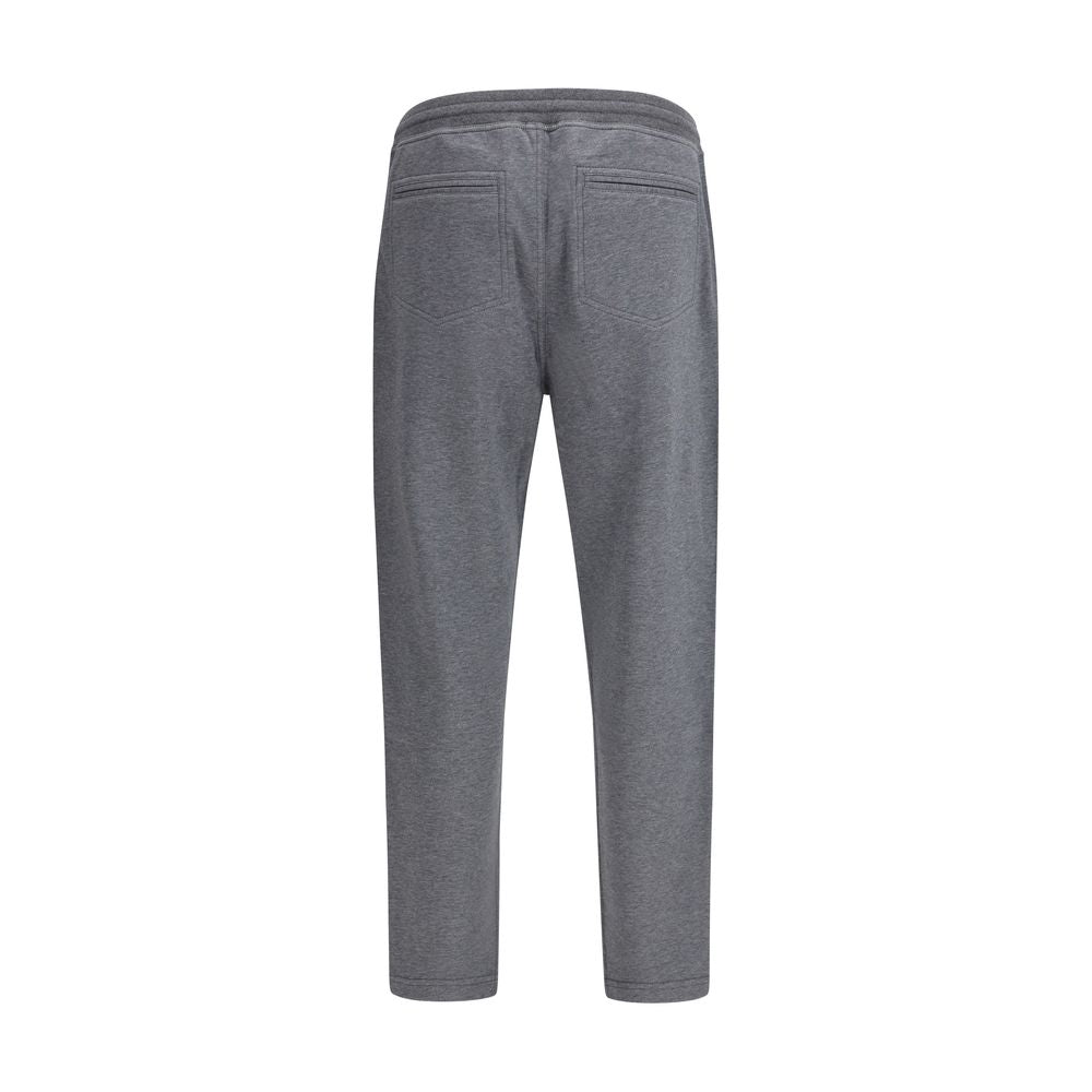 Brunello Cucinelli Gray Cotton Casual Pants Brunello Cucinelli