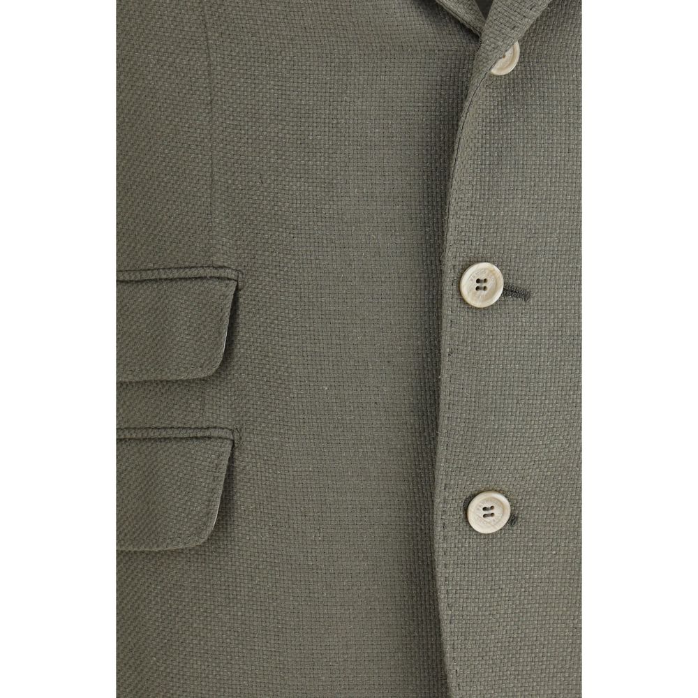 Brunello Cucinelli Bicolor Silk Coat Brunello Cucinelli