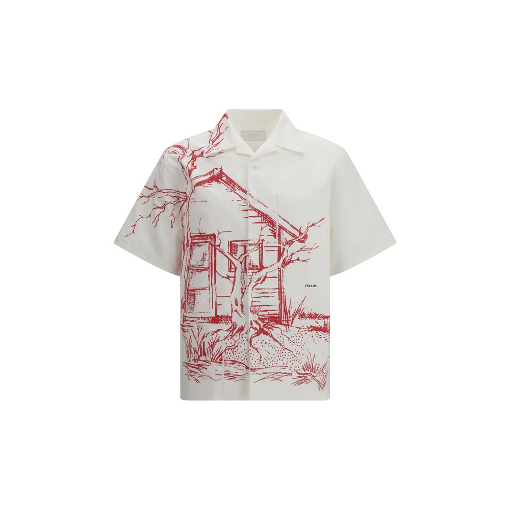 Prada White Cotton Shirt Prada