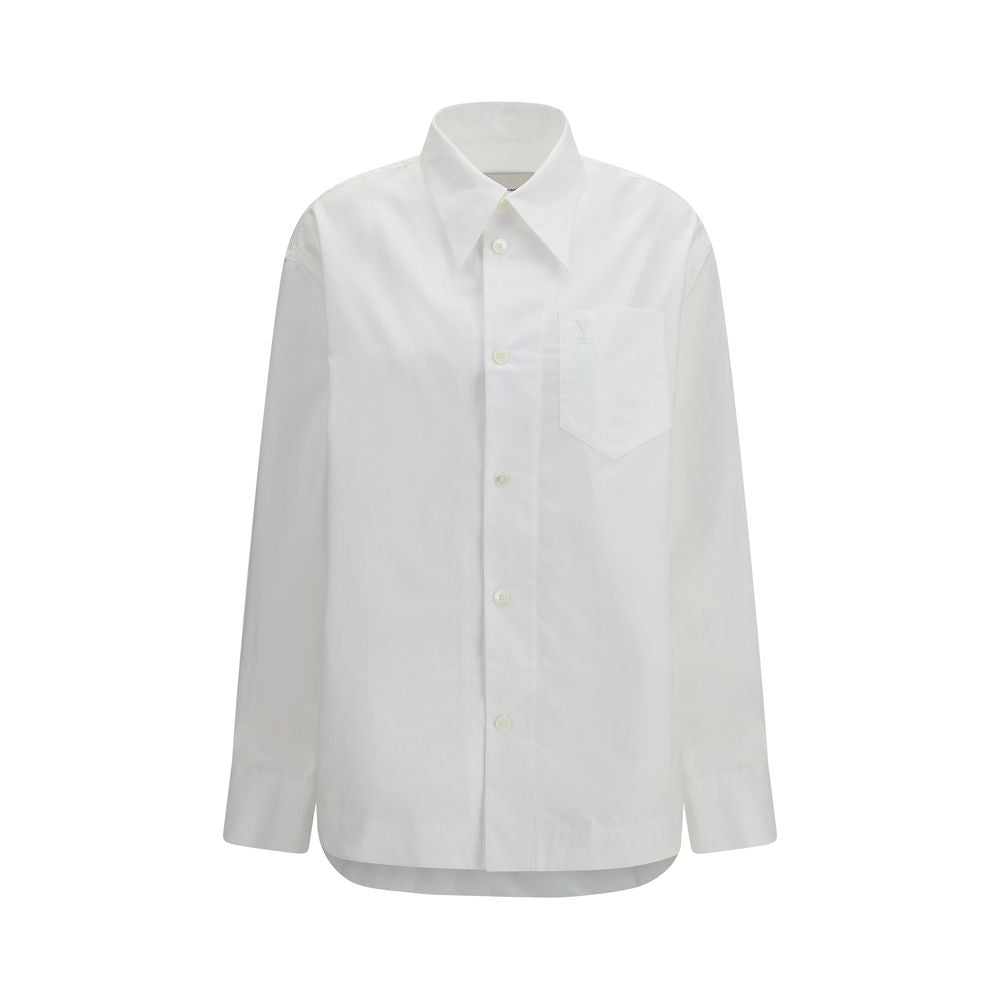 Ami Paris White Cotton Dress Shirt Ami Paris