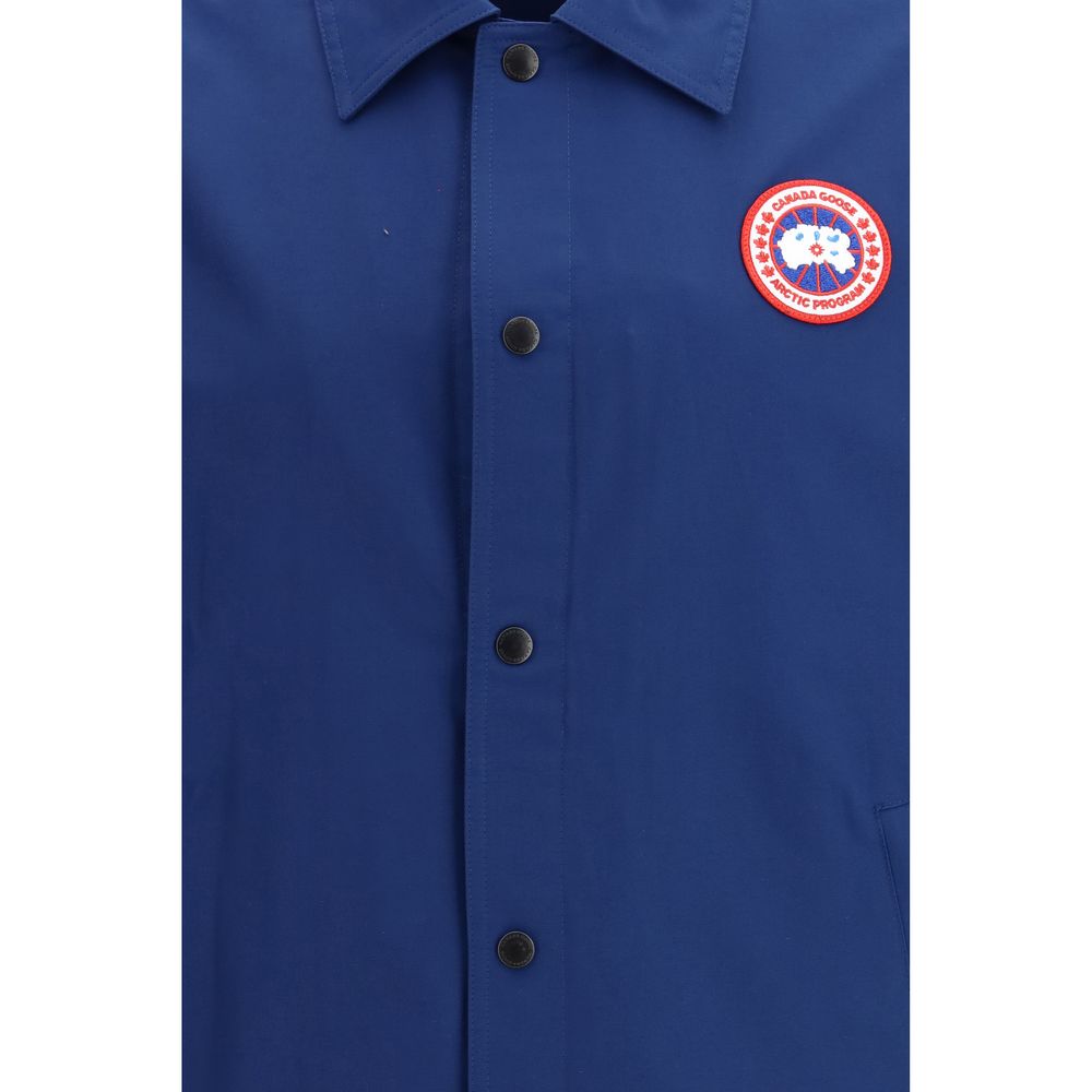 Canada Goose Blue Cotton Coat Canada Goose