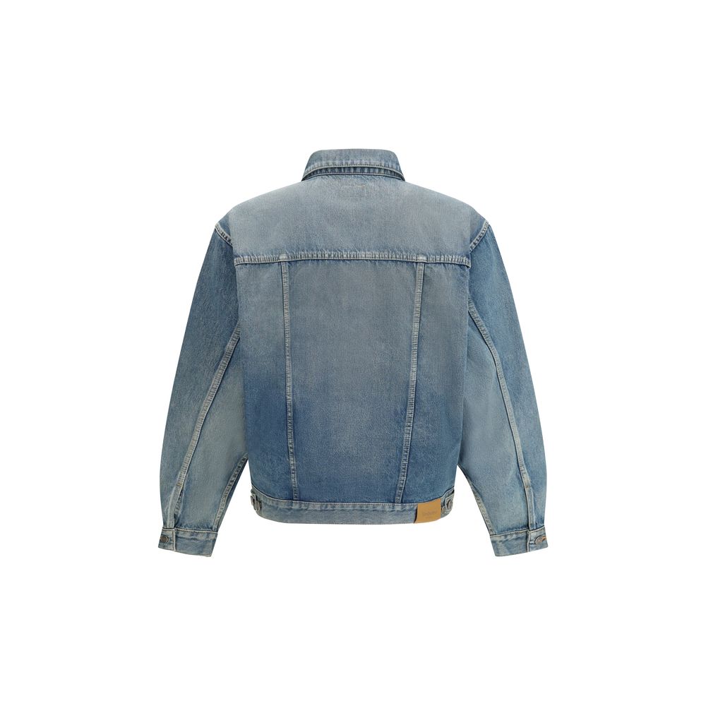 Saint Laurent Blue Cotton Denim Jacket Saint Laurent