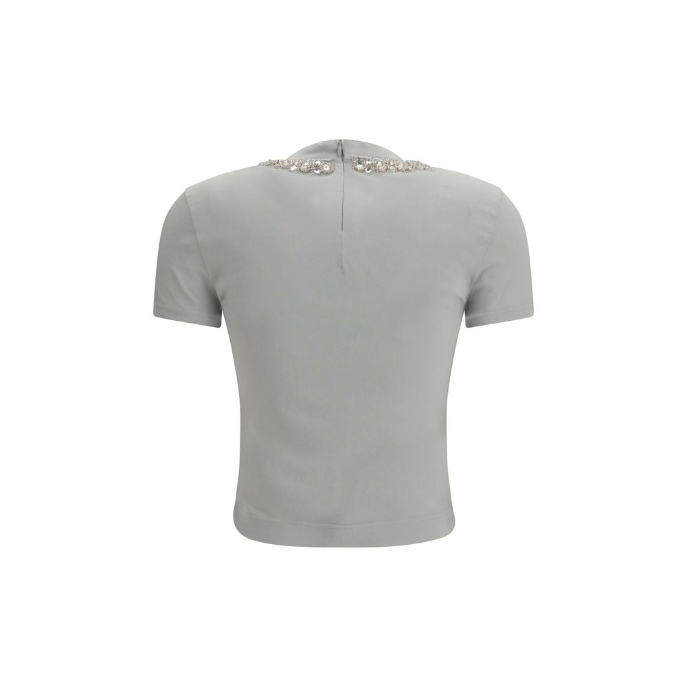 Dolce & Gabbana Gray Cotton T-Shirt Dolce & Gabbana