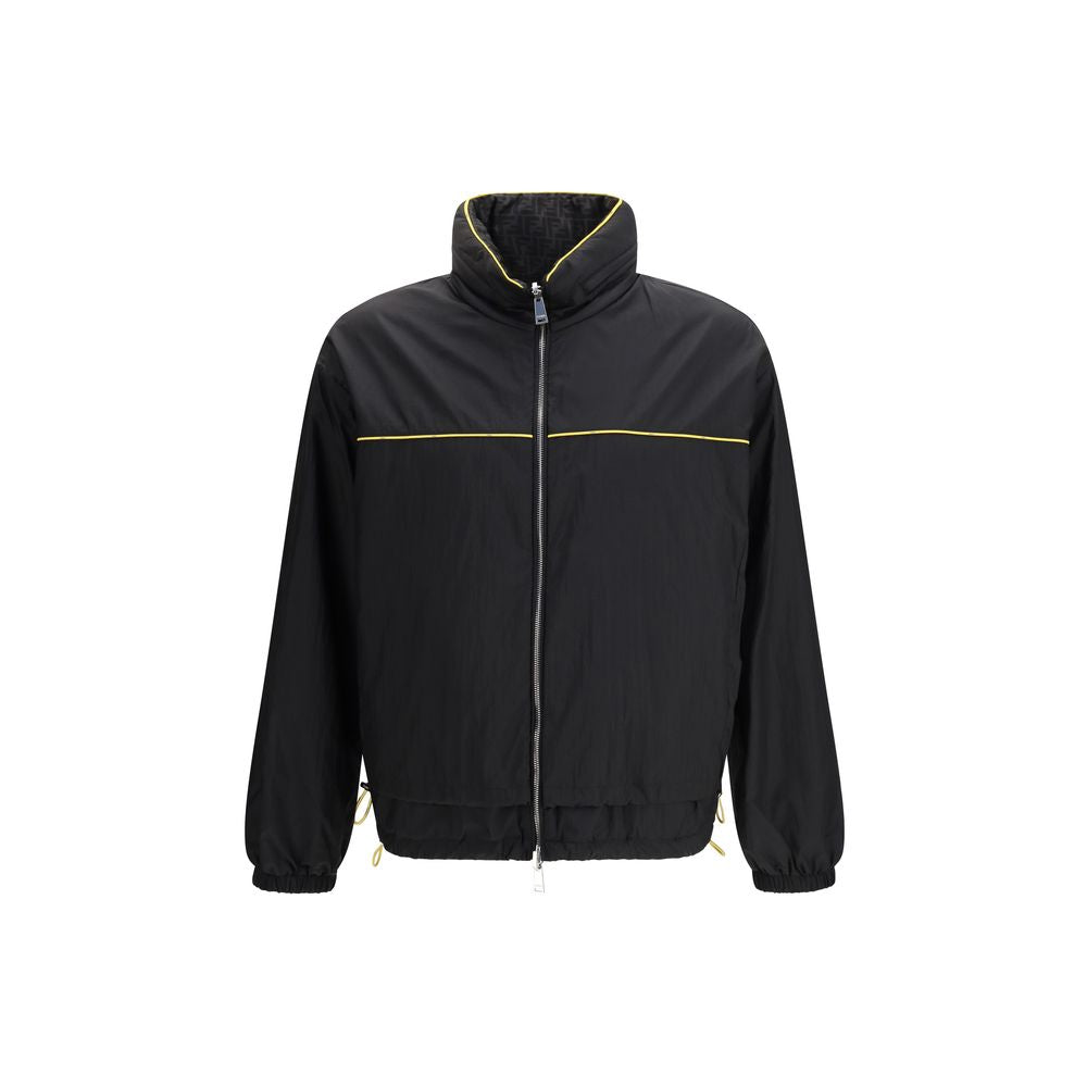 Fendi Black Polyamide Shell Jacket Fendi