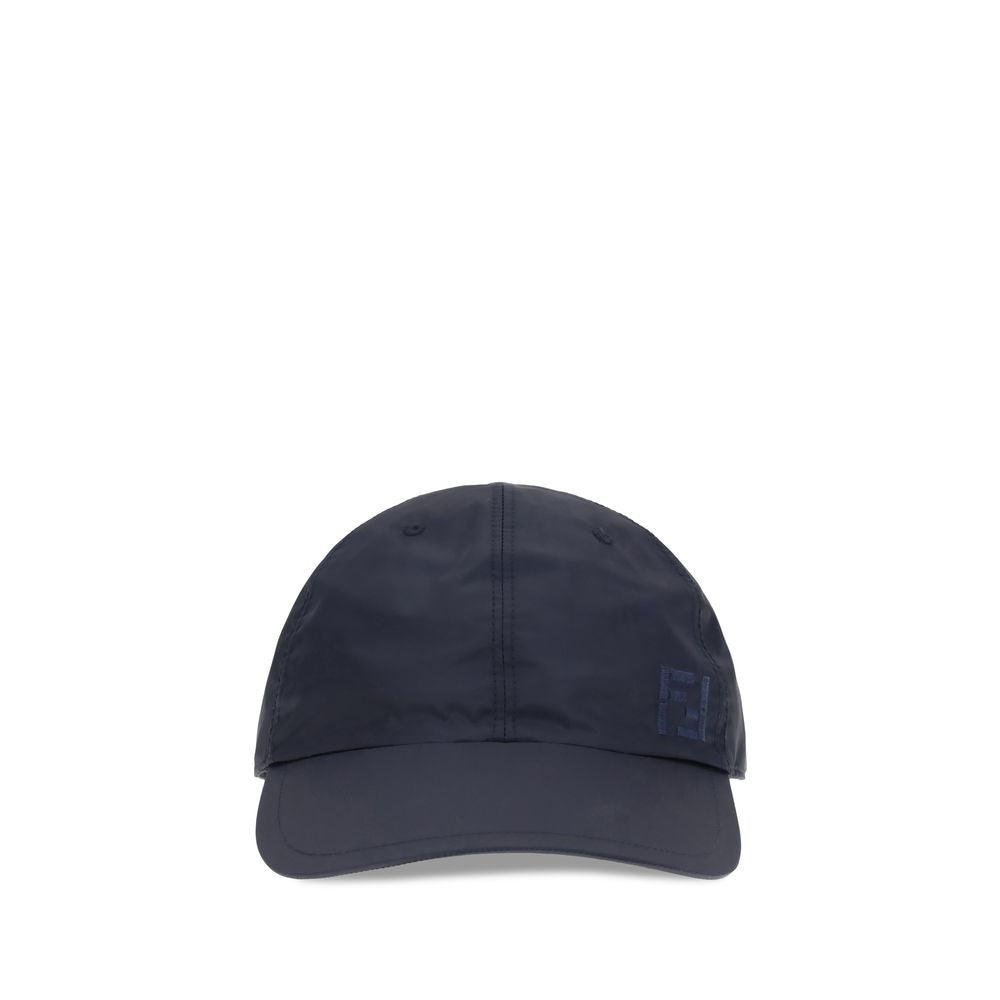 Fendi Black Nylon Cap (Baseball Hat) Fendi
