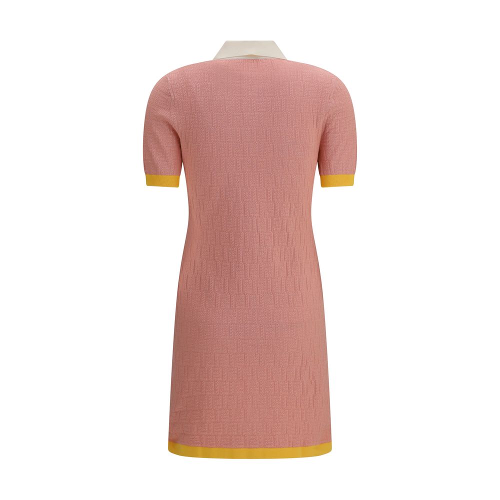 Fendi Multicolor Polyamide Casual Dress Fendi