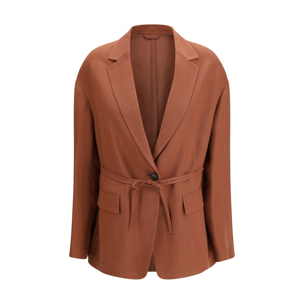 Brunello Cucinelli Multicolor Viscose Blazer Brunello Cucinelli