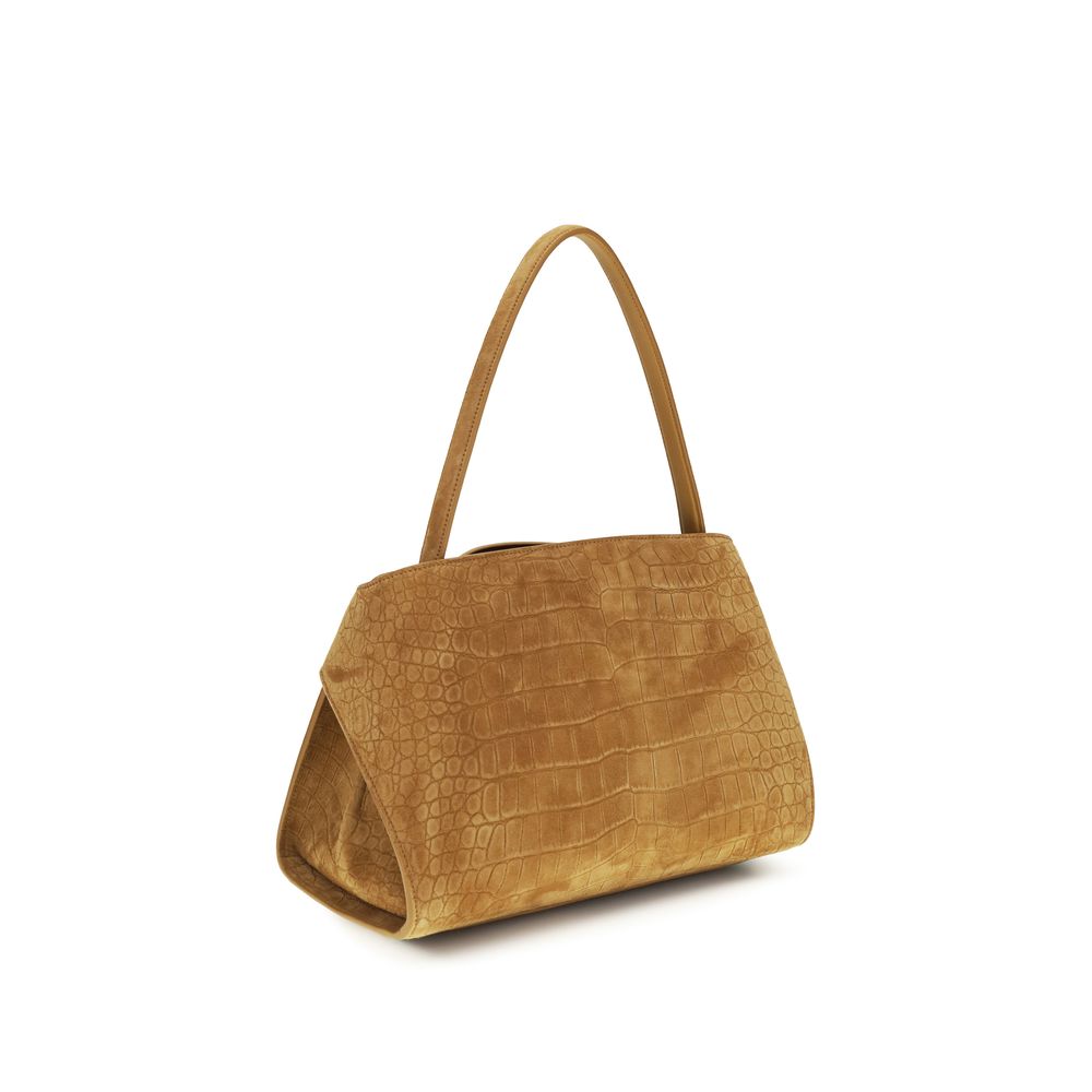 Ferragamo Beige Goatskin Shoulder Bag Ferragamo