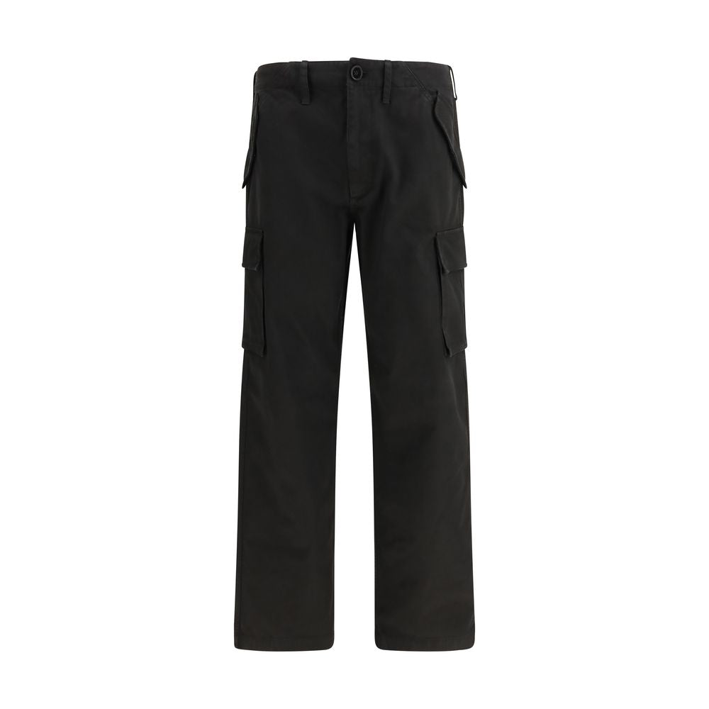 Burberry Black Cotton Cargo Pants Burberry