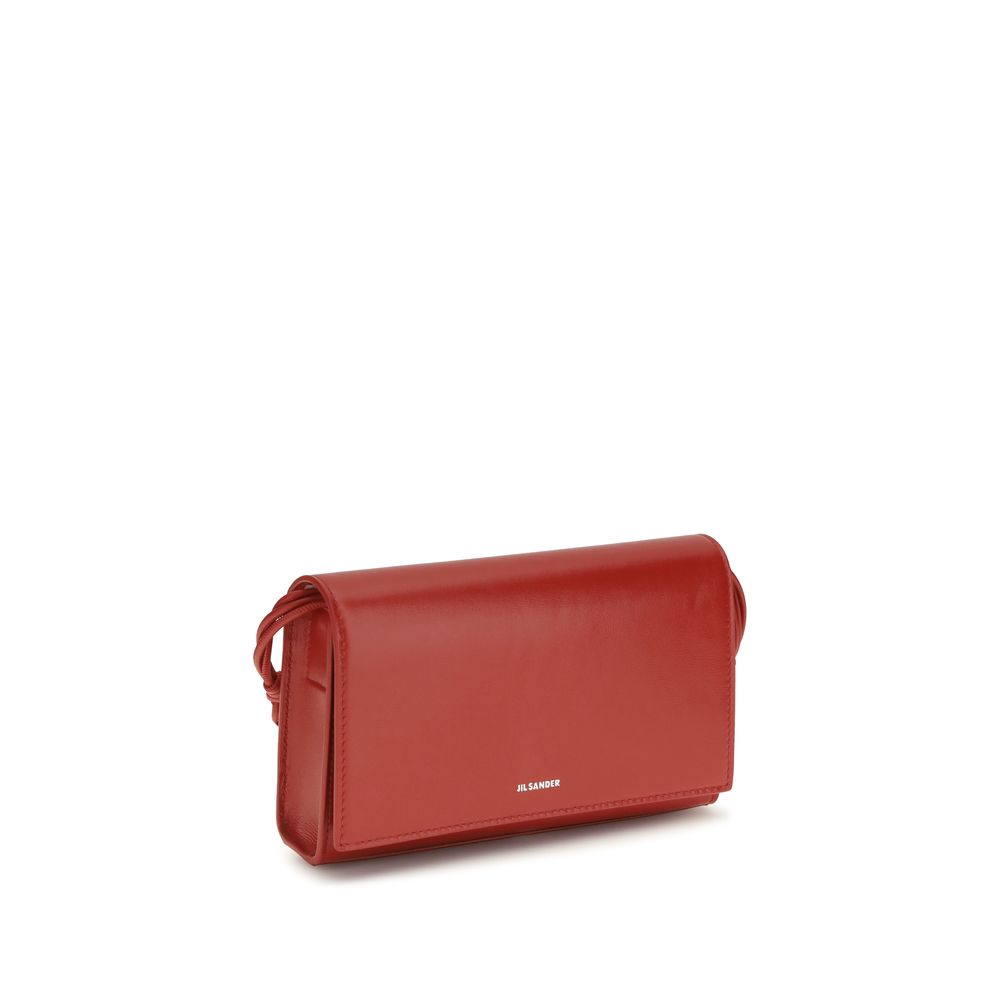 Jil Sander Black Calf Leather Bos Taurus Wallet Jil Sander