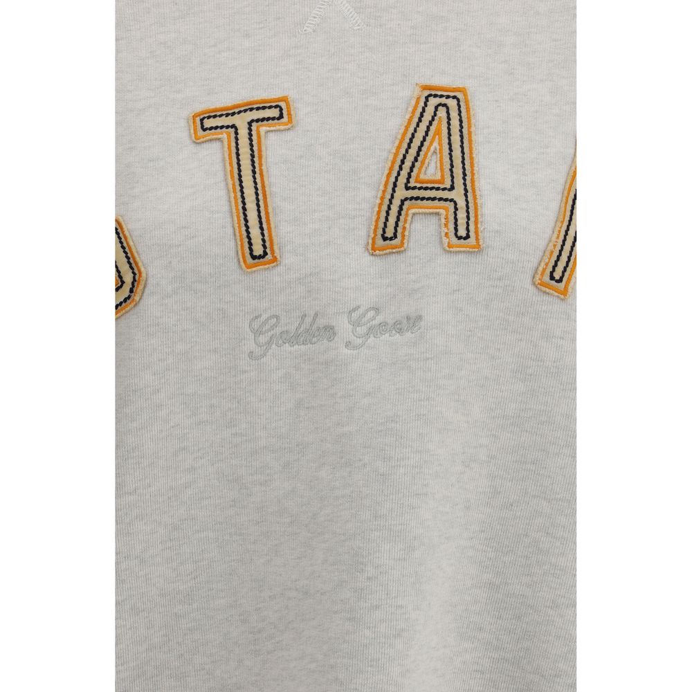 Golden Goose Gray Cotton Sweatshirt Golden Goose