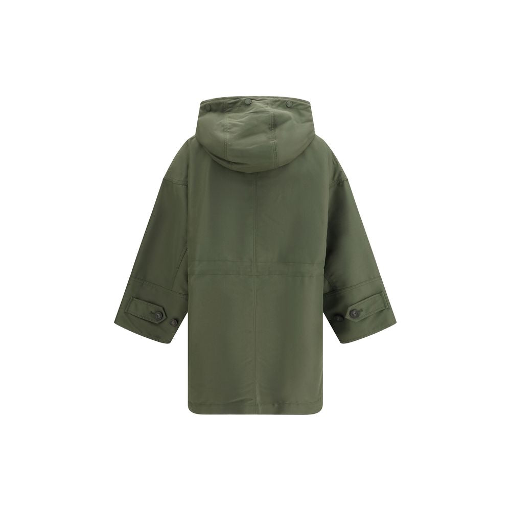 Max Mara Bicolor Cotton Trench Coat Max Mara