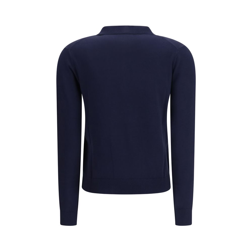 Max Mara Blue Viscose Sweatshirt Max Mara