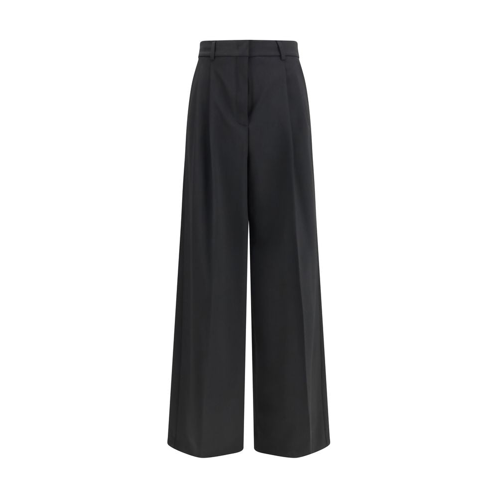 Max Mara Black Polyester Pants Max Mara