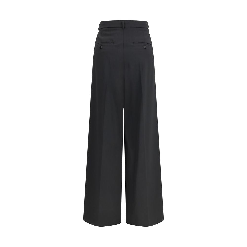 Max Mara Black Polyester Pants Max Mara