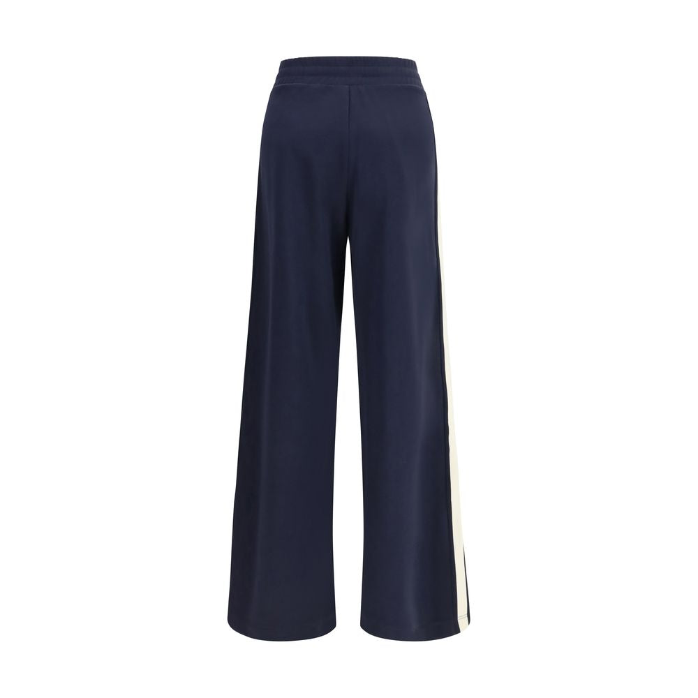 Max Mara Blue Cotton Casual Pants Max Mara