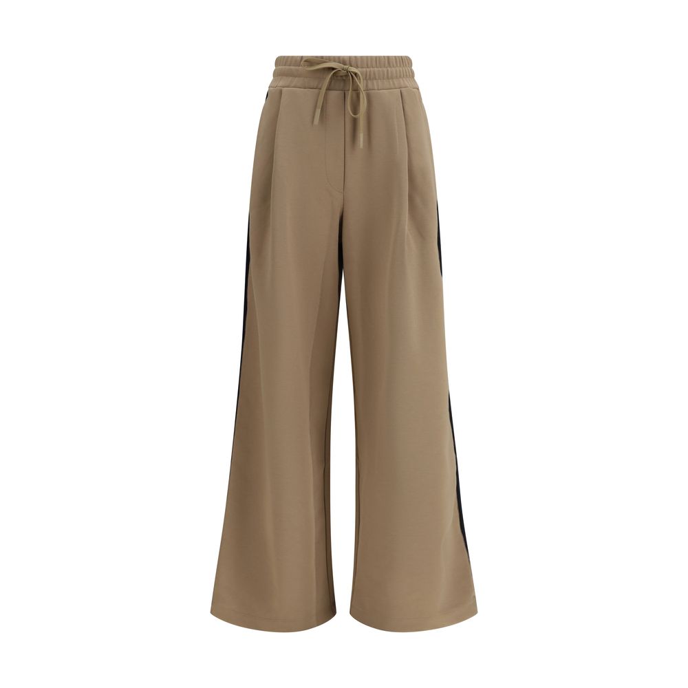 Max Mara Beige Cotton Casual Pants Max Mara