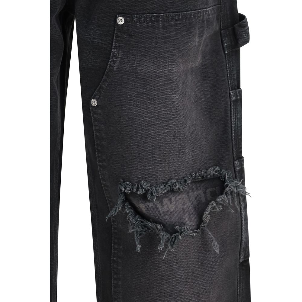 Alexander Wang Black Cotton Cargo Pants Alexander Wang