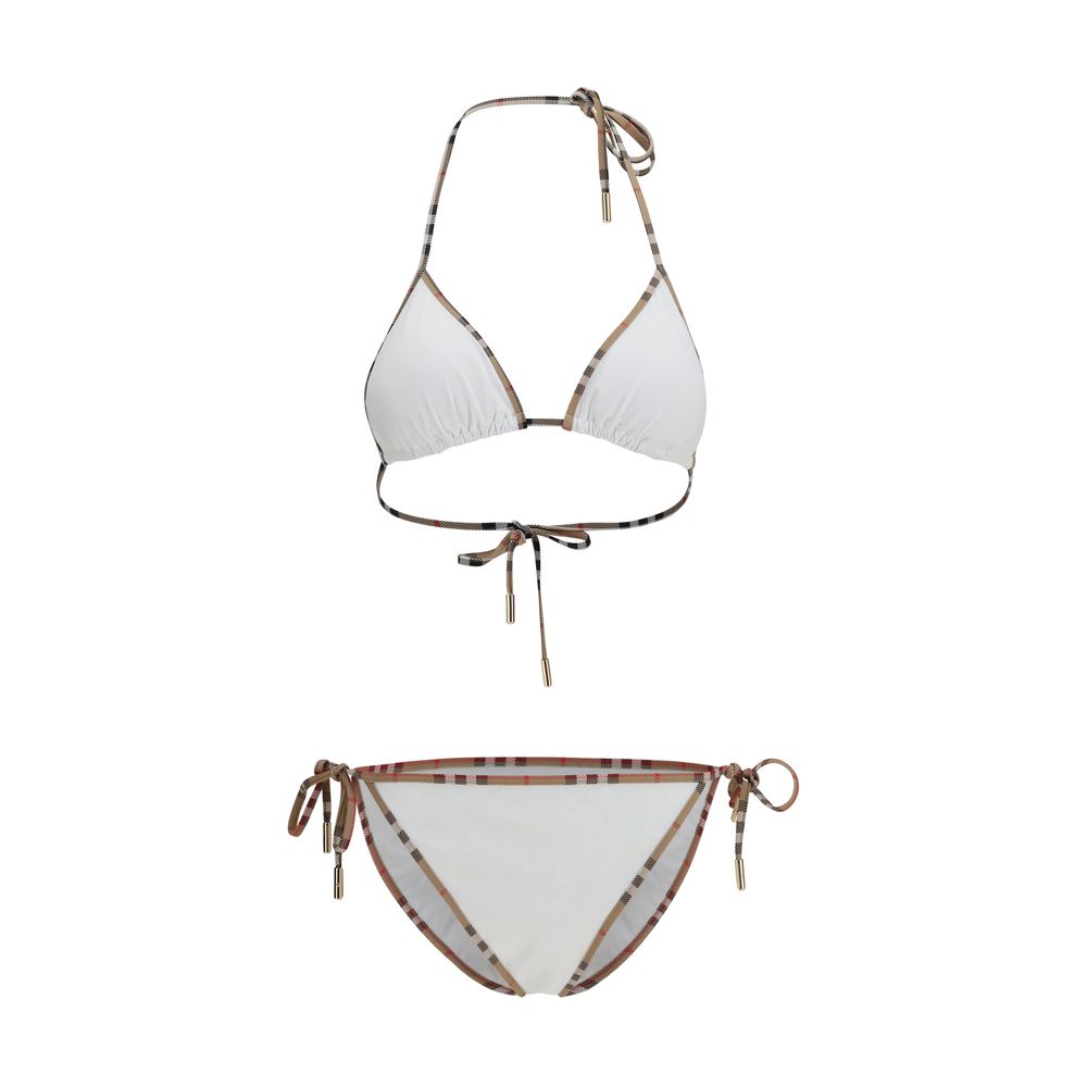Burberry White Polyamide Bikini Burberry