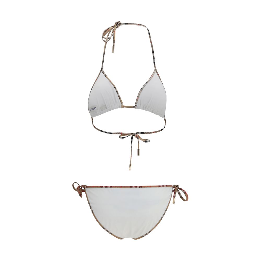 Burberry White Polyamide Bikini Burberry