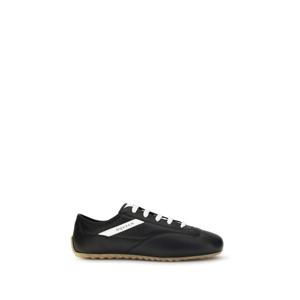 Alexander McQueen Black Calf Leather Bos Taurus Low Top Sneakers Alexander McQueen