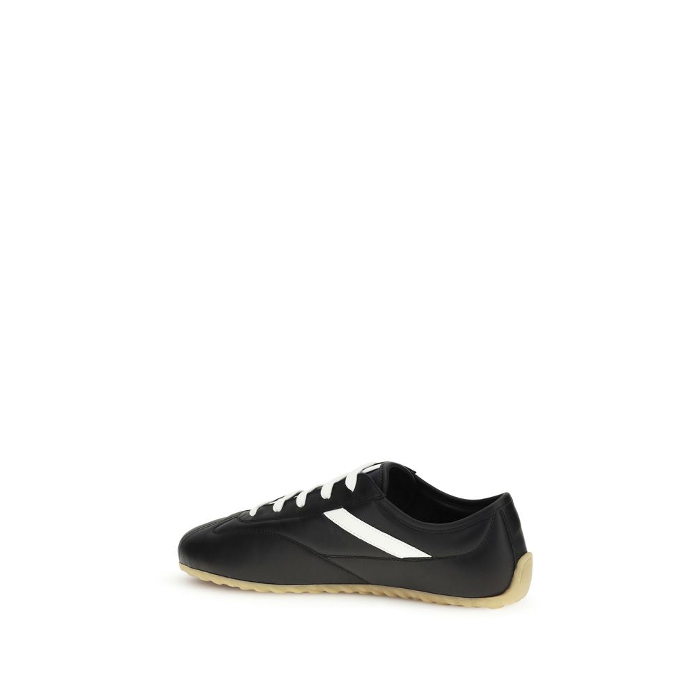 Alexander McQueen Black Calf Leather Bos Taurus Low Top Sneakers Alexander McQueen