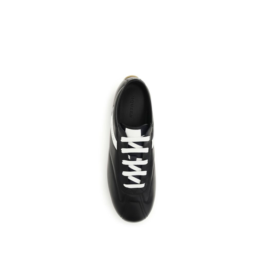 Alexander McQueen Black Calf Leather Bos Taurus Low Top Sneakers Alexander McQueen