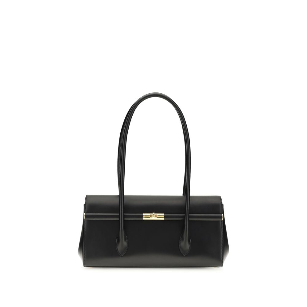 Dolce & Gabbana Black Calf Leather Bos Taurus Shoulder Bag Dolce & Gabbana