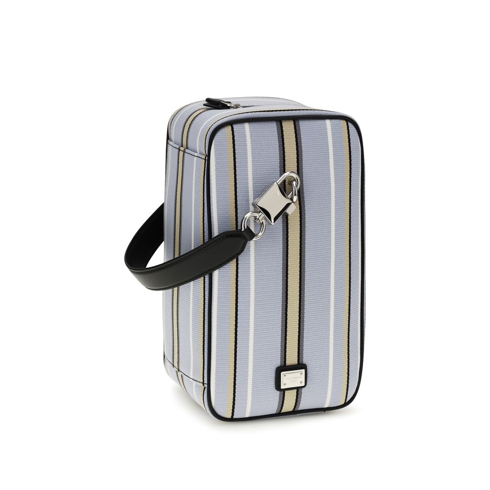 Dolce & Gabbana Blue Cotton Handbag Dolce & Gabbana