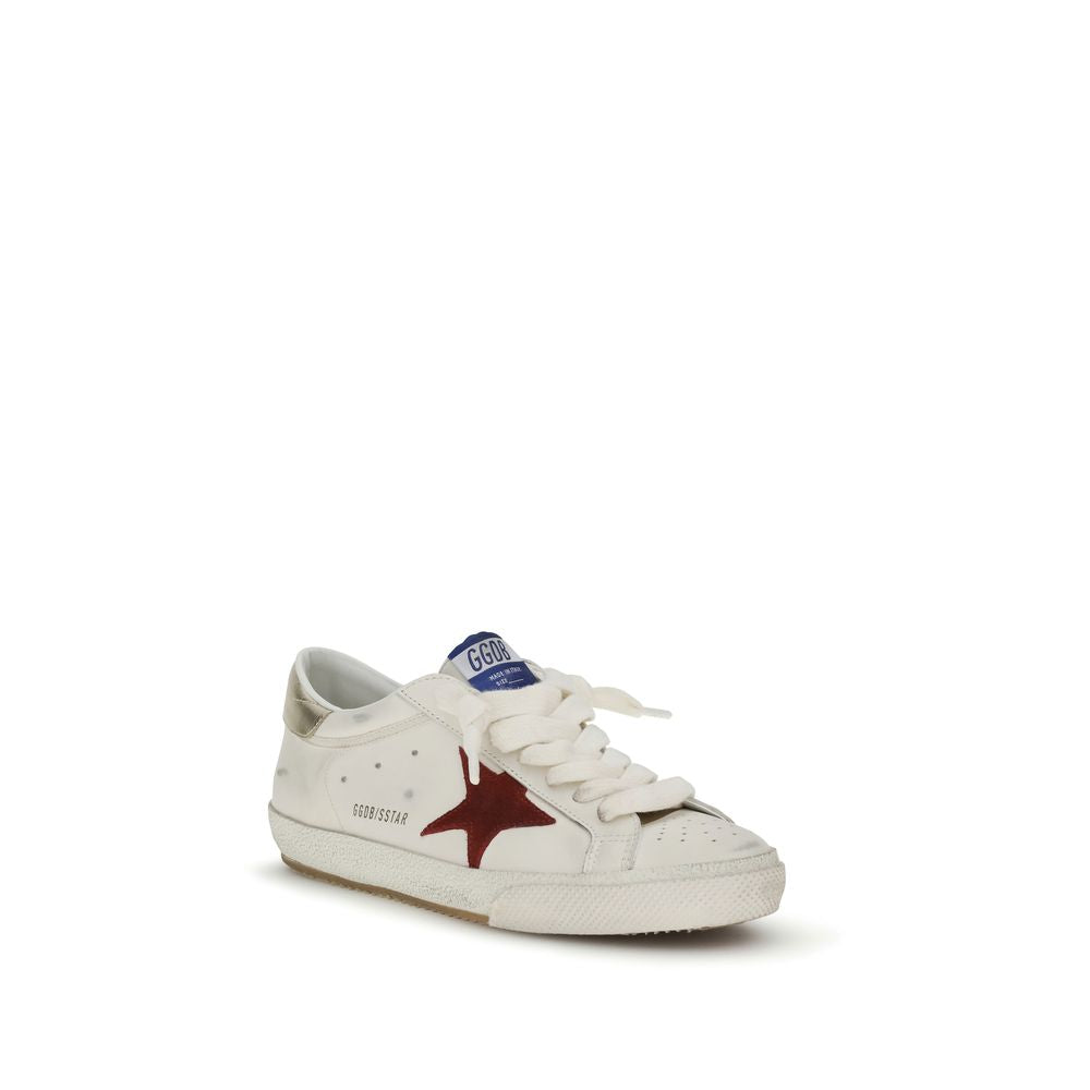 Golden Goose White Calf Leather Bos Taurus Low Top Sneakers Golden Goose
