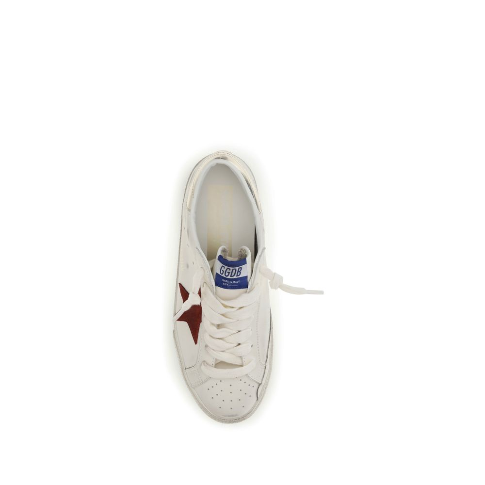 Golden Goose White Calf Leather Bos Taurus Low Top Sneakers Golden Goose