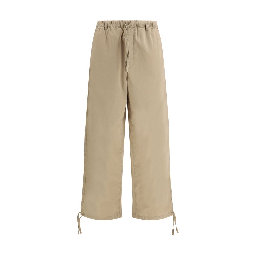 Ferragamo Beige Cotton Casual Pants Ferragamo