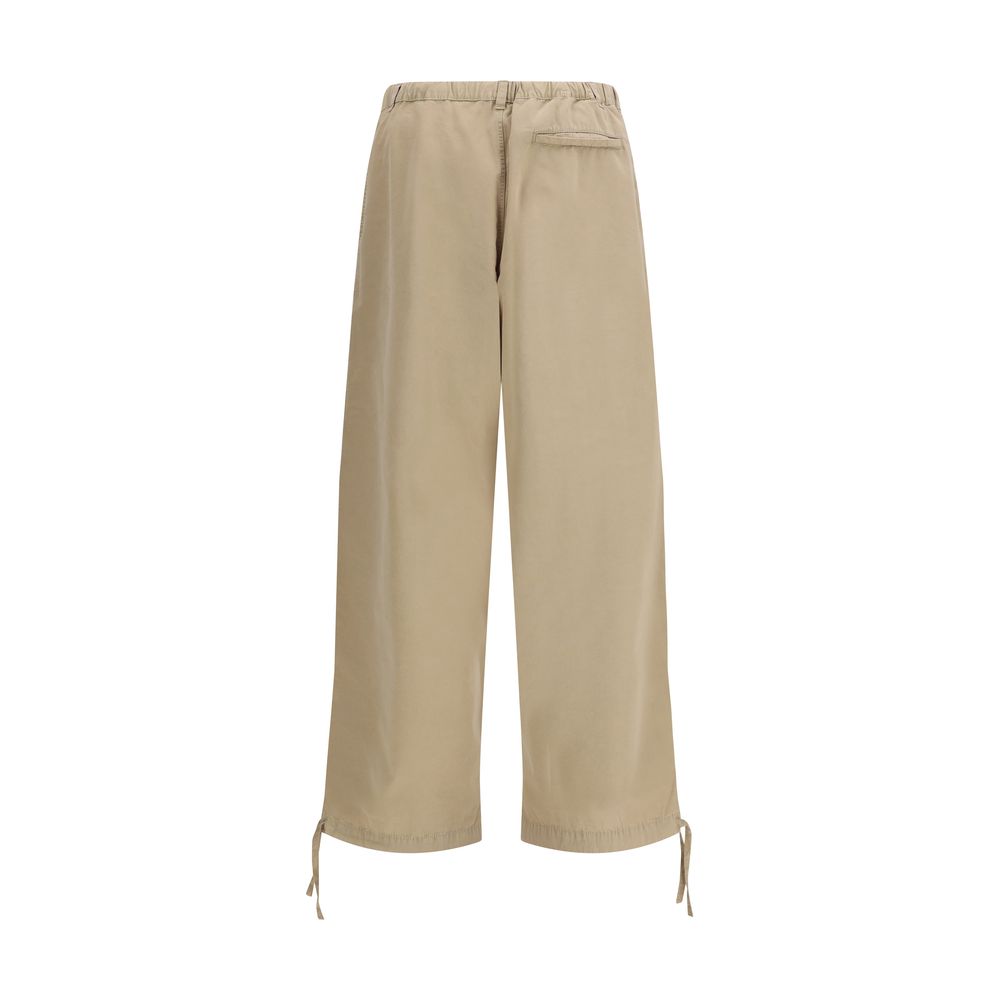 Ferragamo Beige Cotton Casual Pants Ferragamo