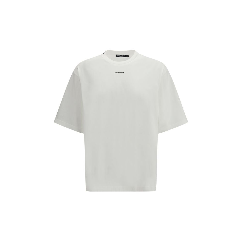 Dolce & Gabbana White Cotton T-Shirt Dolce & Gabbana