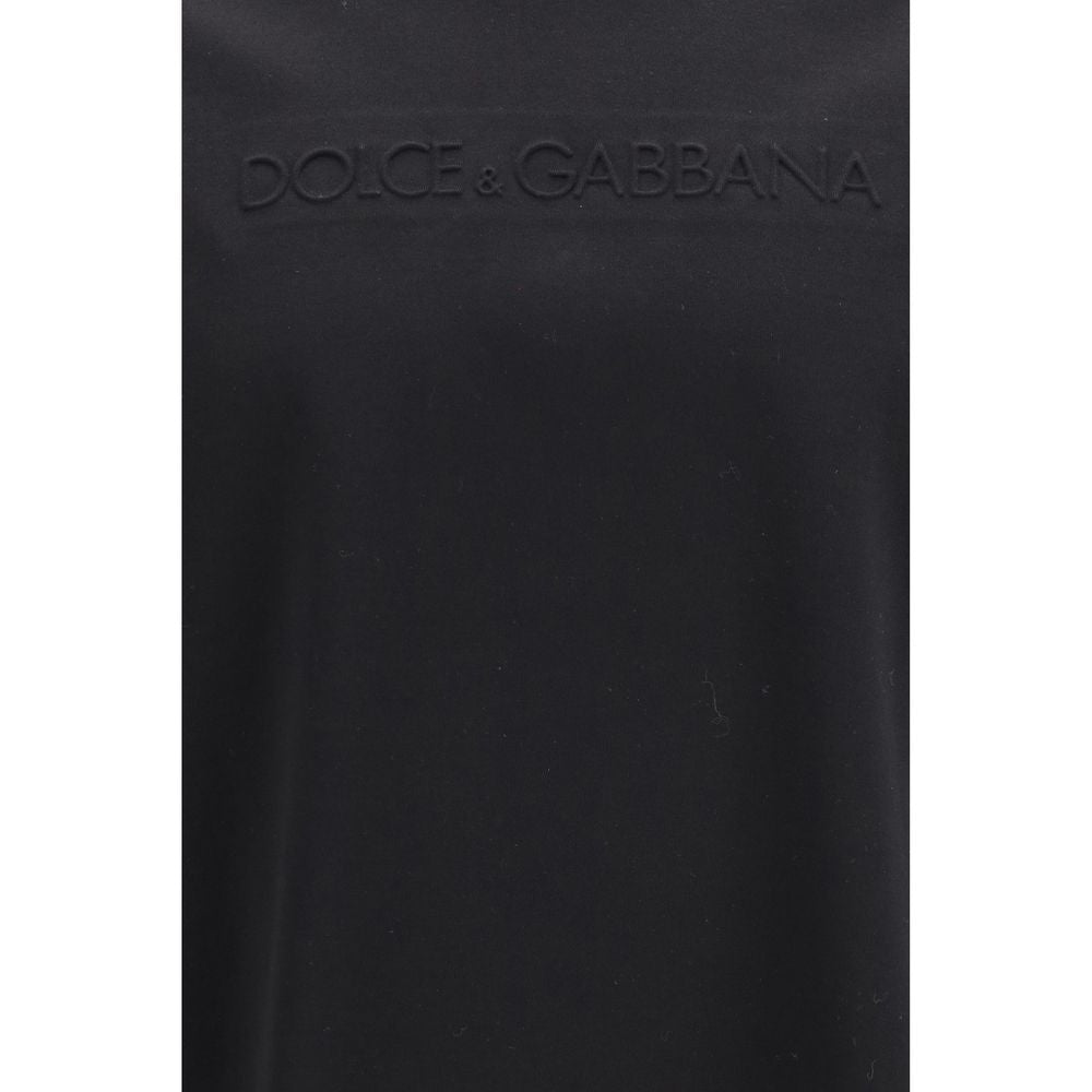Dolce & Gabbana Black Cotton T-Shirt Dolce & Gabbana