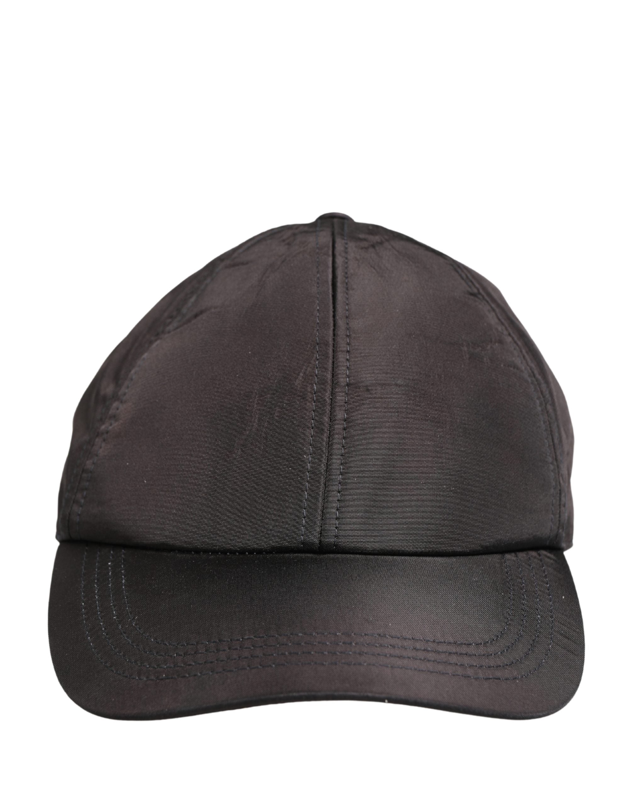 Dolce & Gabbana Men Black Cotton 6 Panels Baseball Cap Hat Dolce & Gabbana