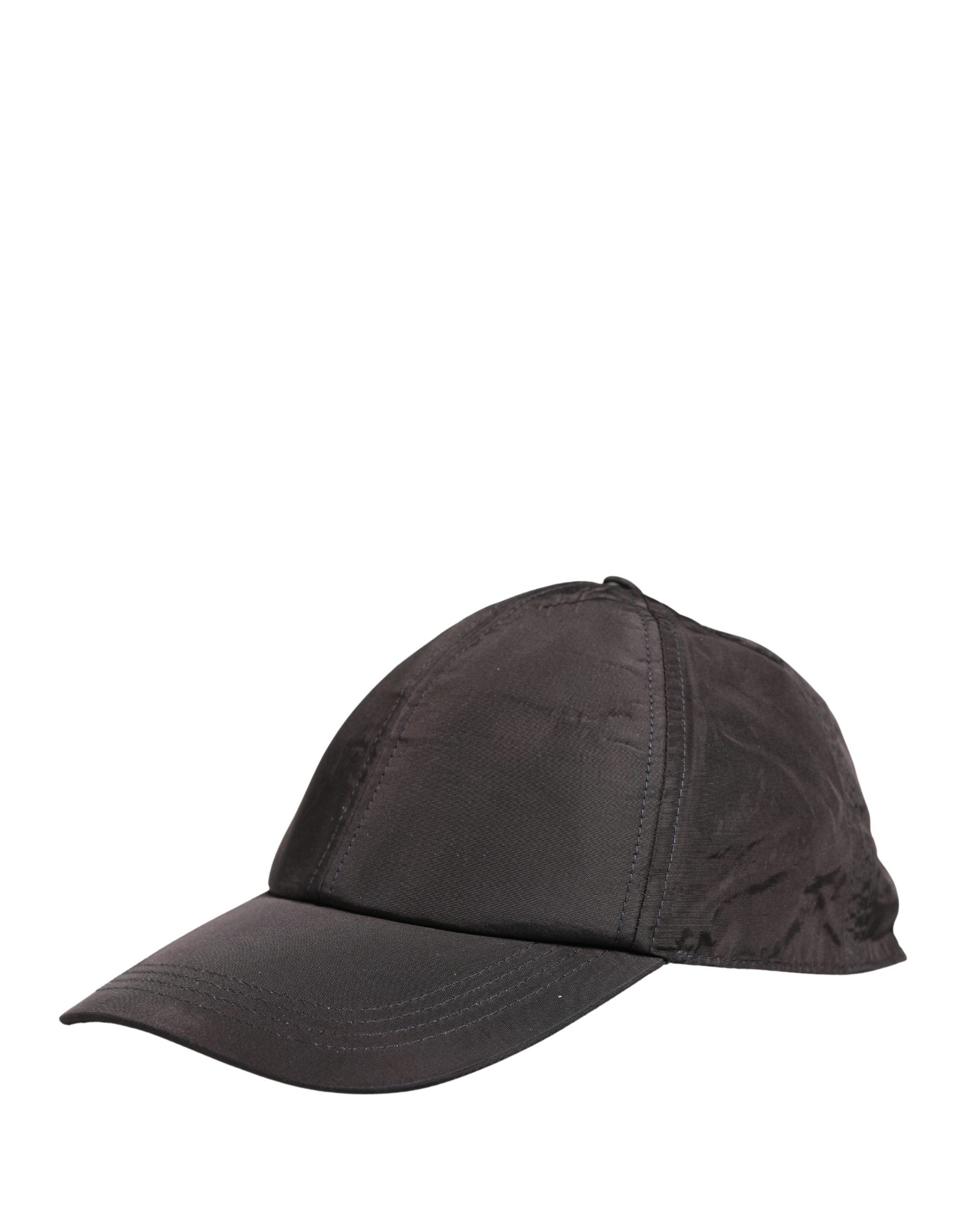 Dolce & Gabbana Men Black Cotton 6 Panels Baseball Cap Hat Dolce & Gabbana