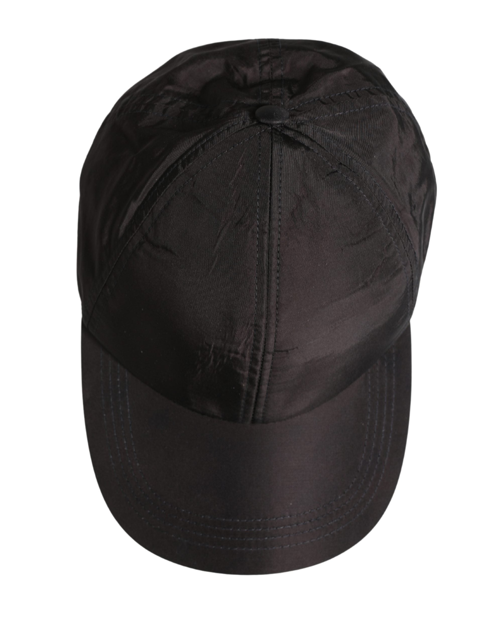 Dolce & Gabbana Men Black Cotton 6 Panels Baseball Cap Hat Dolce & Gabbana