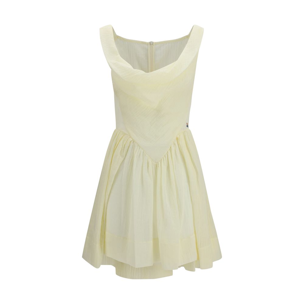 Vivienne Westwood Beige Cotton Casual Dress Vivienne Westwood