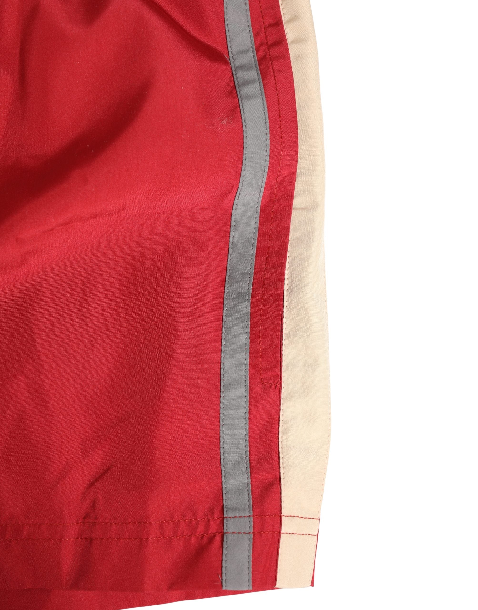 Dolce & Gabbana Red Polyester Men Drawstring Shorts Swimwear Dolce & Gabbana